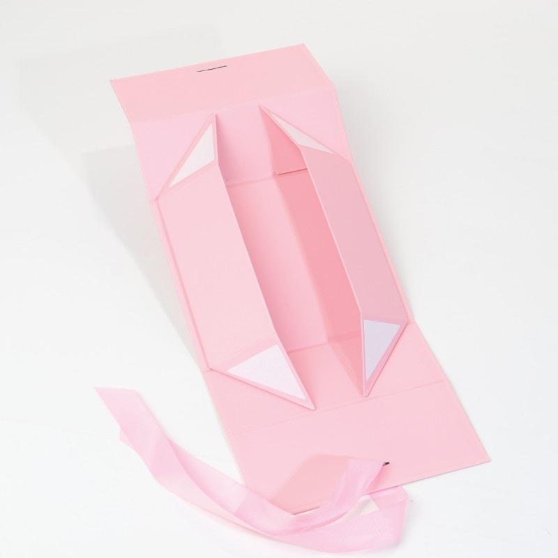Wholesale Customized Brand Logo Collapsible Gift Textured Cardboard Flat Packaging Boxes – Gift Box and Magnetic Closure Foldable Box price