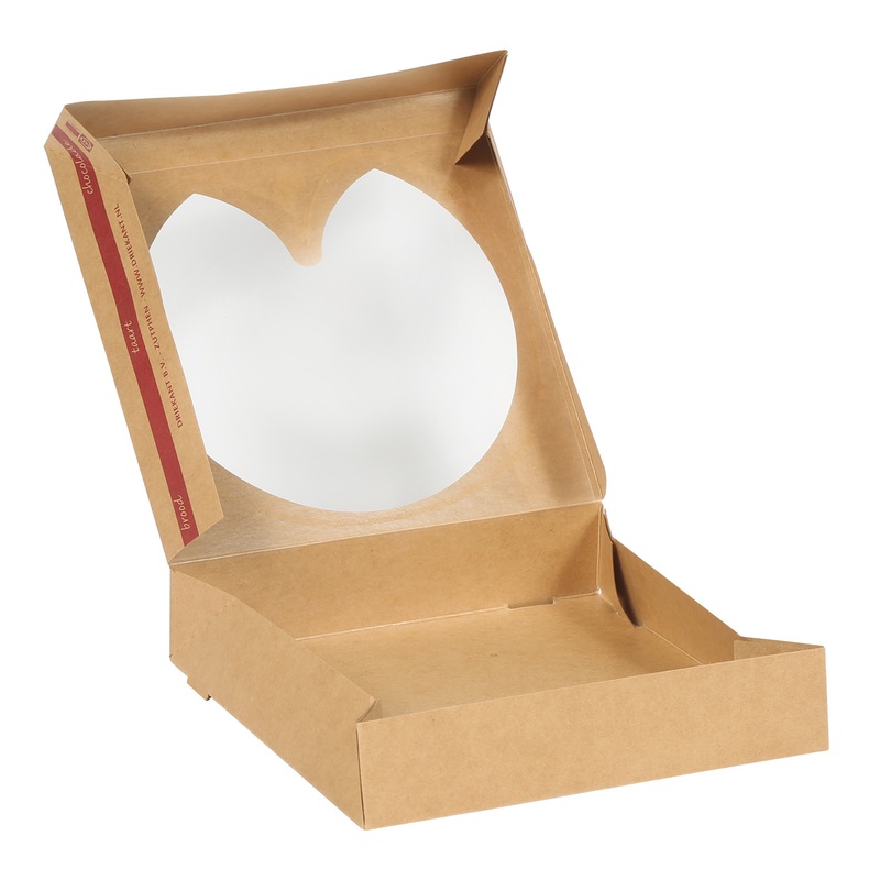 Brown Kraft Paper Food Grade Cake Box Pastry Box with Clear Window – Gift Packaging and Custom Packaging Box price