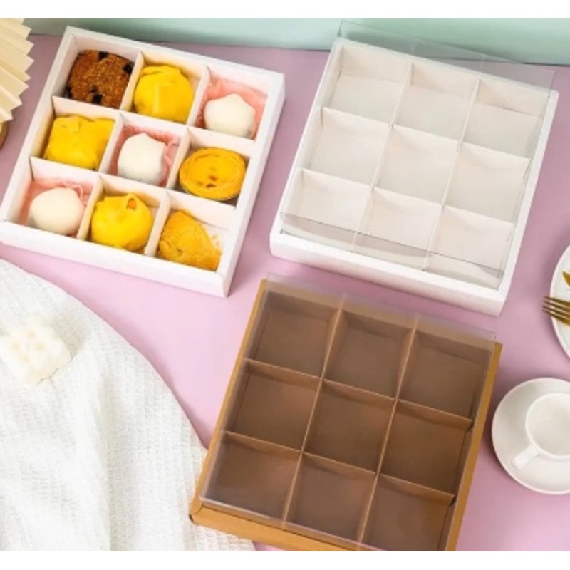 Custom Modern Square Cake Box with Nine Grids for Celebrations and Events – Christmas Gift Boxes and Cake Gift Box price