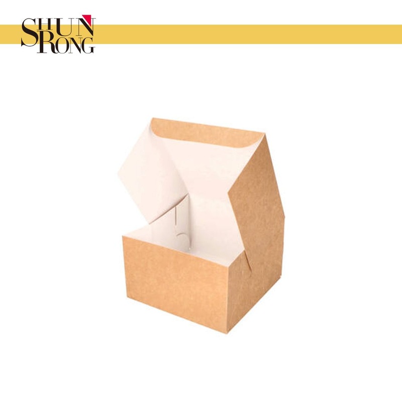Easy-Open Kraft Pastry Box Wholesale & Food Safe Quick Assembly, Perfect for Tarts, Macarons, & Mini Cakes – Cake Box and Pastry Packaging Box price