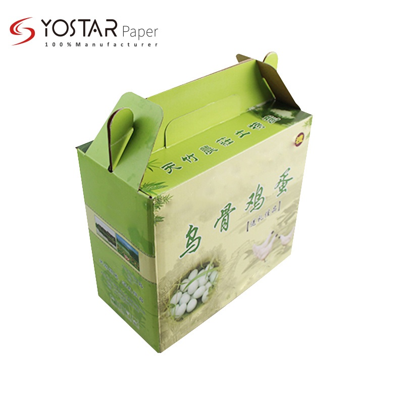 Factory Direct Sale Corrugated Cardboard Portable Eggs Box with Custom Printing – Packaging Box and Carton Box price