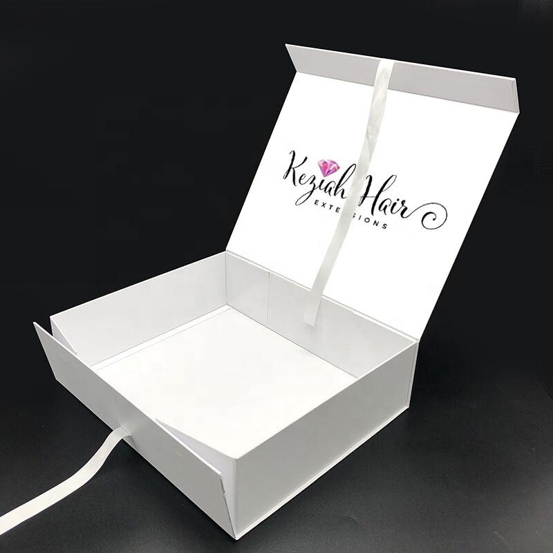 High End Folding Apparel Gift Box with Ribbon Custom Logo Luxury Wedding Dress Shirts Shoes Magnetic Packaging Box Baby Clothes – Necklace Boxes and Paper Boxes price