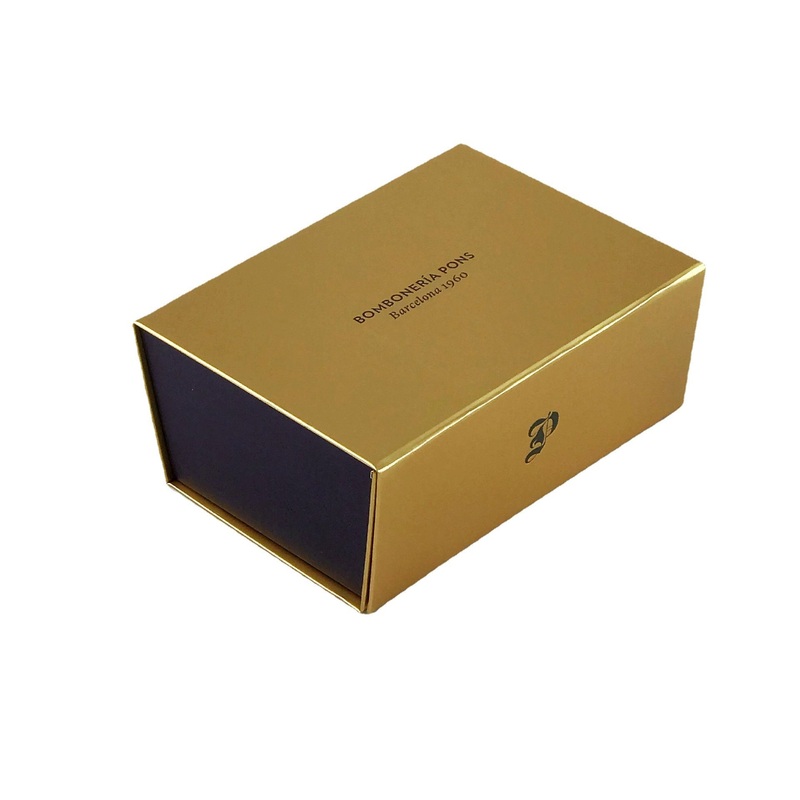 High Grade Gold Trapezoidal Magnet Folding Paper Box – Paper Box and Gift Box price