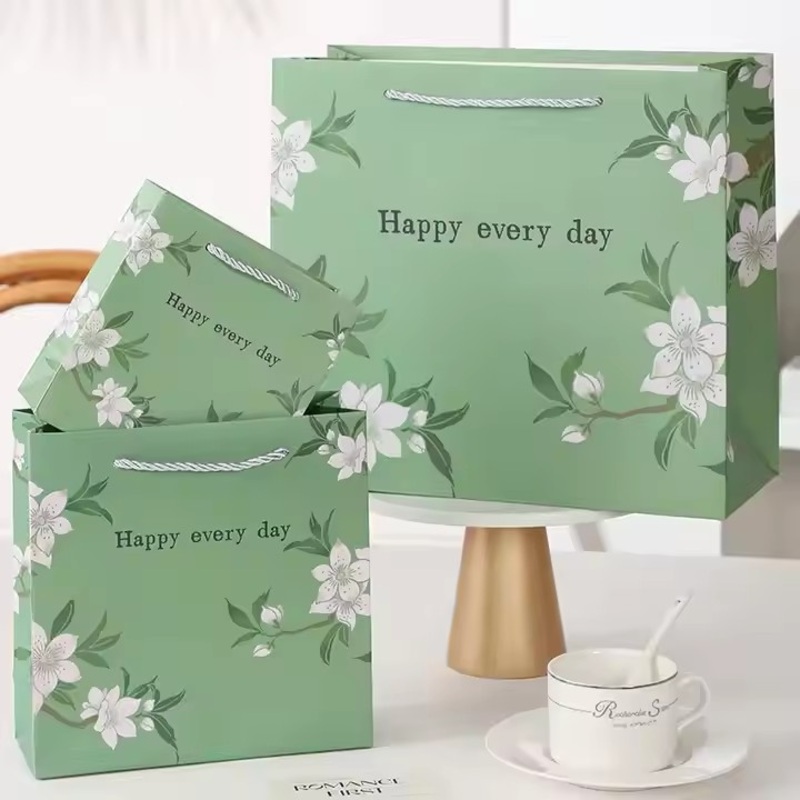 Hot Selling Personalized Tote with Flower Printing Gift Packing Bags Pretty Eco Friendly Paper Bags Customization – Manufacturer Wholesale and Custom Logo Bag price