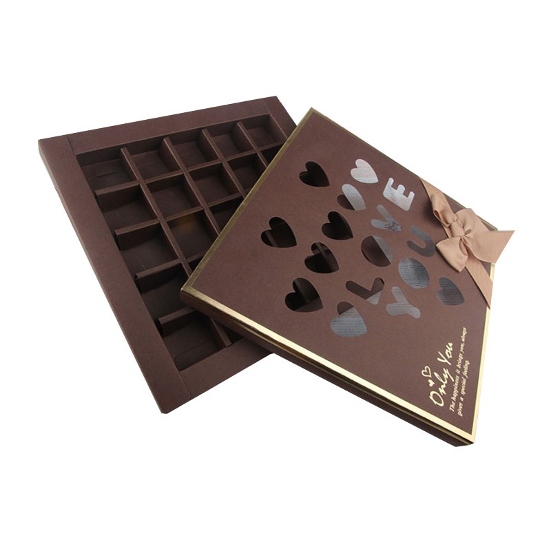 Low MOQ High End Cavity Cute Big Chocolate Box – Packaging Paper Box and Cosmetic Paper Box price