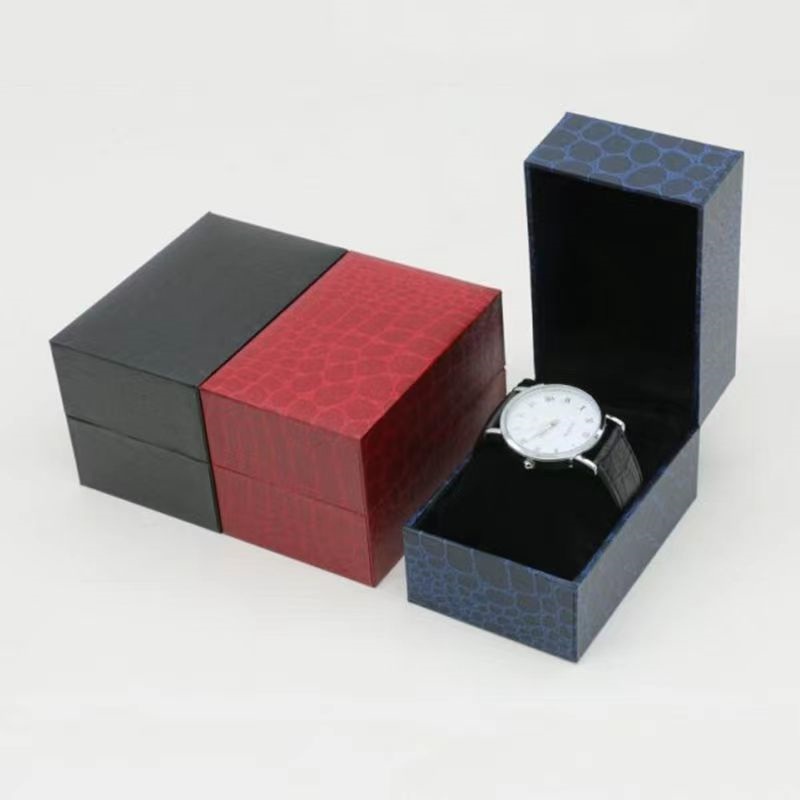 Luxury High Quality Custom Logo Black Cardboard Paper Gift Watch Jewelry Packaging Box – Box and Packaging price