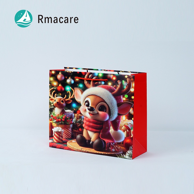 Newest Christmas Gift Bag Customized Gift Bag Handmade Kraft Gift Bags – Christmas Bags and Gift Bag price