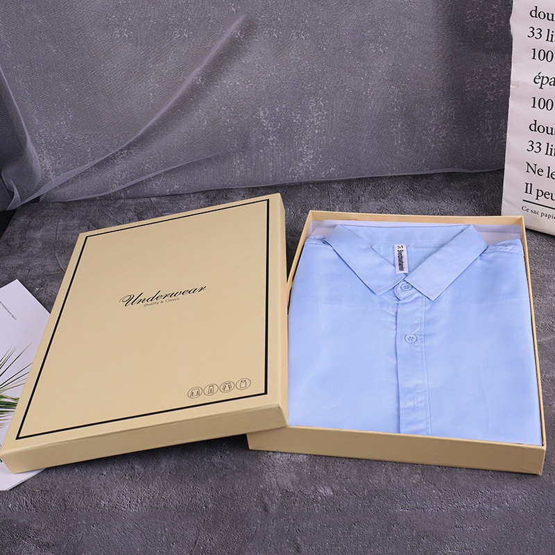 Wholesale Customized Logo Printing Mens Shirts Clothing Clothing Packaging Cardboard Gift Boxes – Gift Box and Shirt Box price