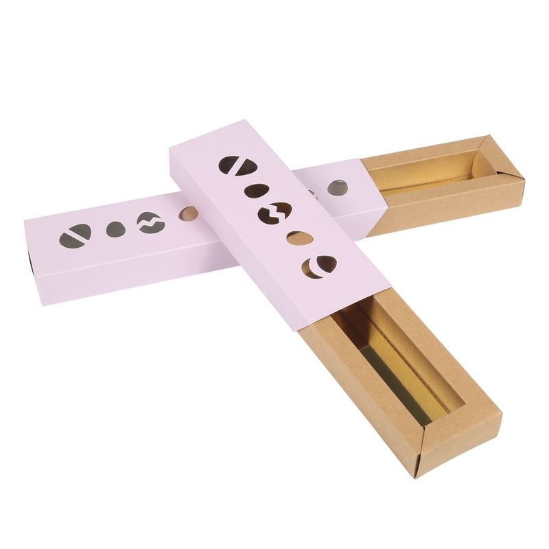 Chocolate Gift Box FSC Paper Purple Sleeve with Clear Pet Window Kraft Bottom with Bottomplate Candy Sweet Paper Boxes Set-up Delivery Food Safety Packaging Box – Paper Packaging and Christmas price