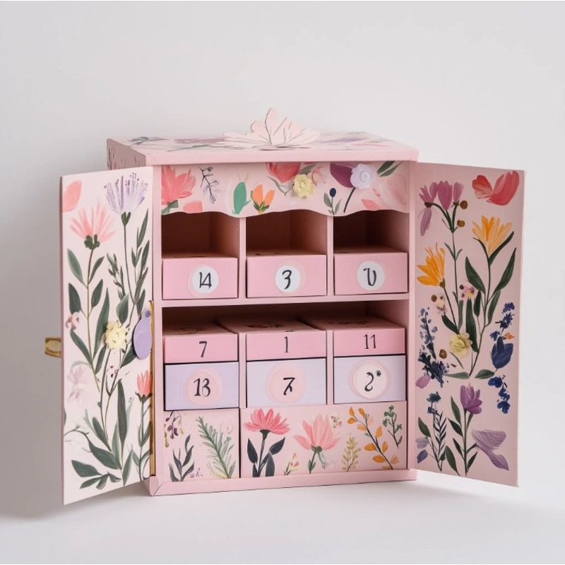 Custom Factory Price High End Design Advent Calendar Gift Packing Paper Box – Gift Box and Food Box price