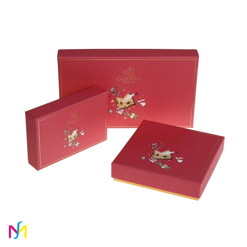 Custom Paper Food Packaging Gourmet Cookie Gift Box Luxury Lid and Base Chocolate Box – Gift Box and Packaging Box price