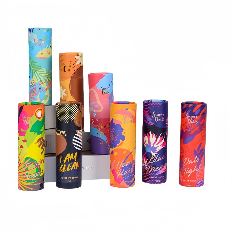 Customize Paper Cardboard Tube Essential Oil Dropper 30ml Glass Bottle Makeup Round Paper Tube Packaging – Paper Tube and Food Packaging price