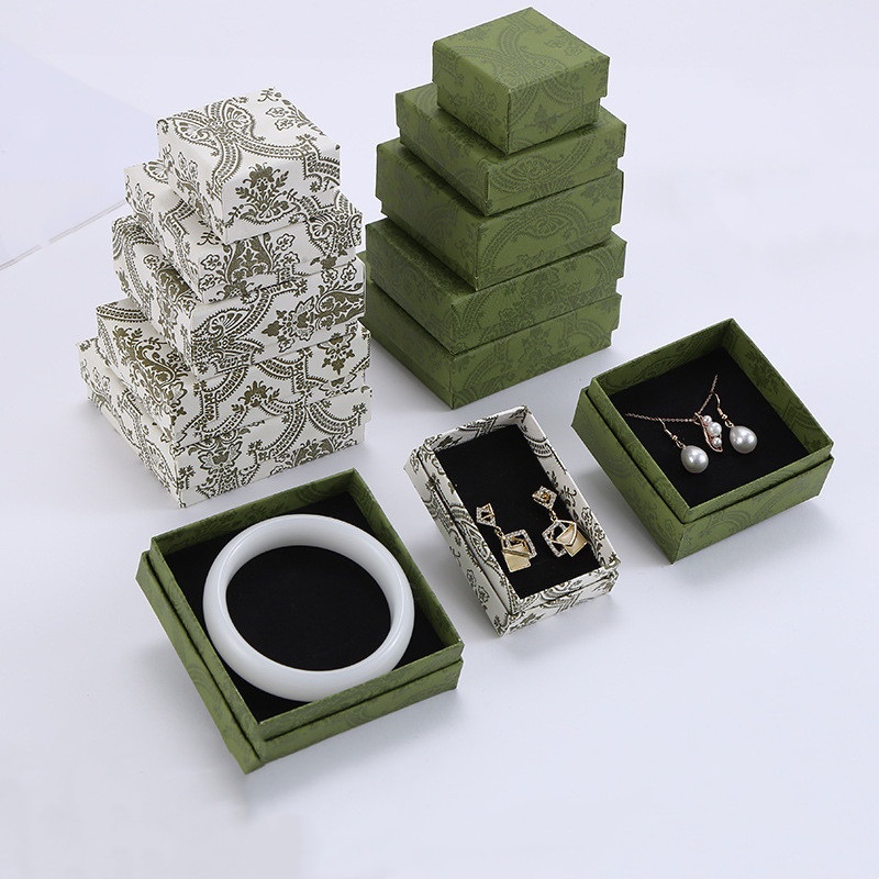Jewelry Packaging Box Bow Design Reusable Gift Paper Box with Sponge Lining Embossing Vanishing Printing Handling – Jewelry Box Packaging and Paper Jewelry Box price