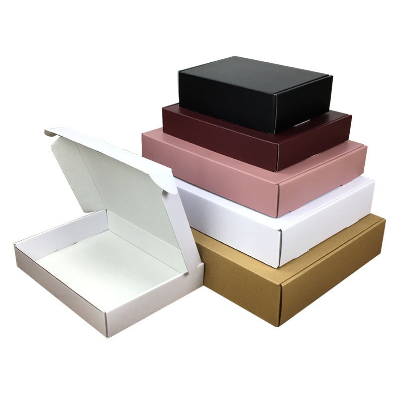 Wholesale Blank Kraft Paper Boxes Big Size Gift Packaging Box Simple Lid and Tray – Eyelashes Boxes and Gift Box price