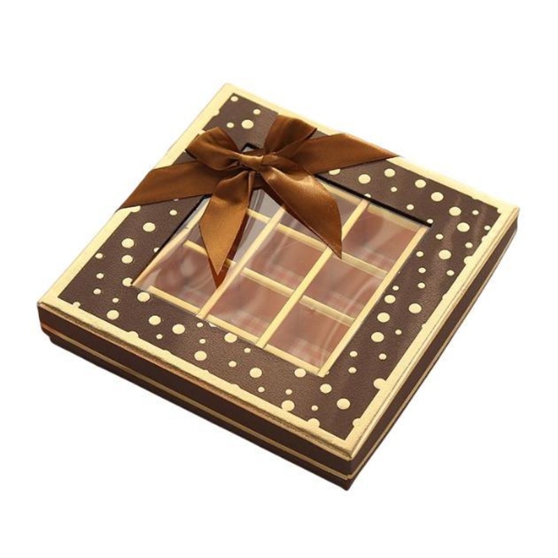 Wholesale Chocolate Bakery Packaging Paper Gift Box Birthday Valentines Day Gift Box with Gold Foil – Gift Box and Jewelry price