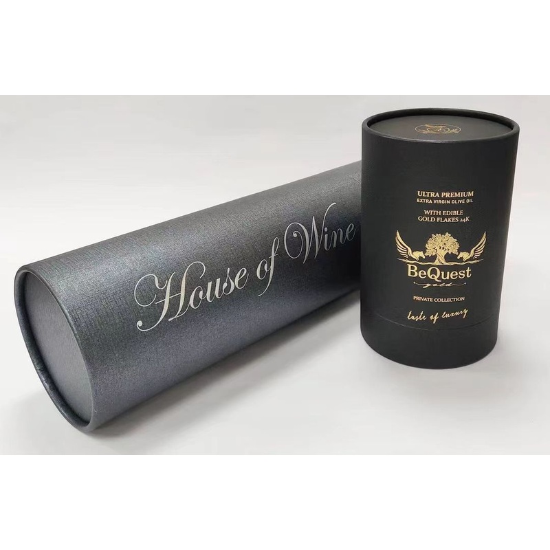 Biodegradable Paper Tube Box Custom Black Cardboard Tube Packaging – Cylinder Box and Tube Box price