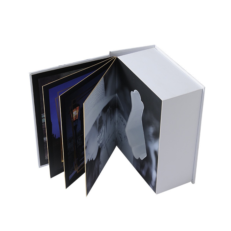 Book Design Cosmetic Packaging Box Loose Powder Cosmetics Gift Box Corrugated Board Packaging Box High-End Cosmetic Perfume Packaging Box – Package and Paper Box price