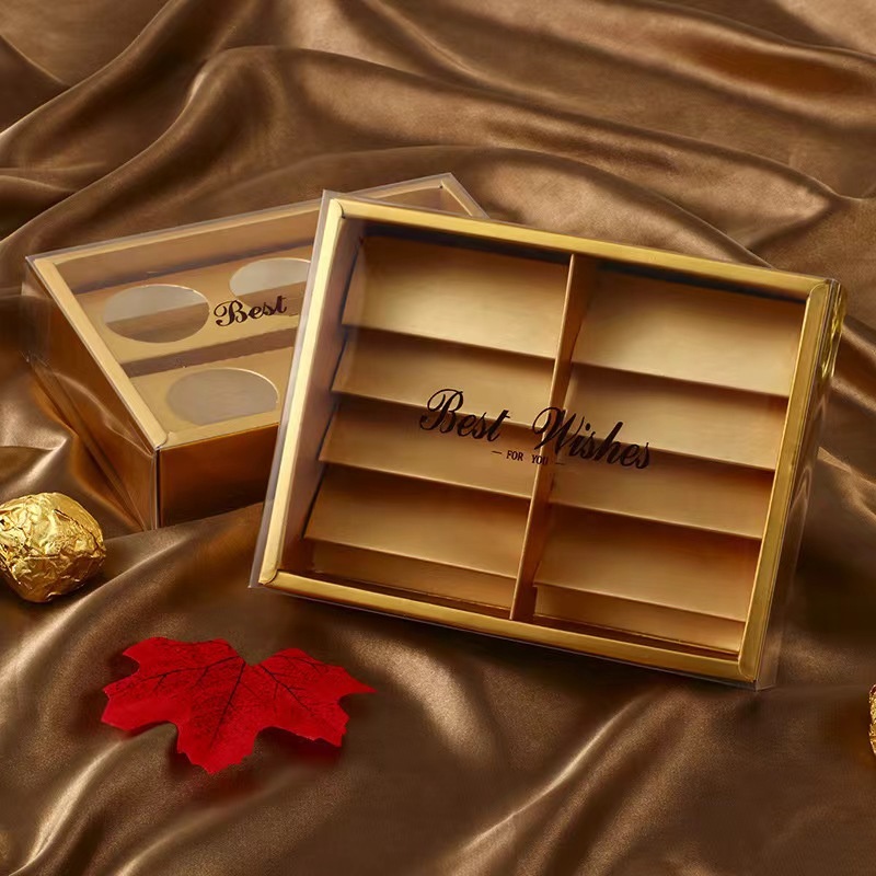 Creative Chocolate Wedding Ceremony with PVC Wedding Candy Box New European Candy Simple Red Gift Box – Box and Packing price