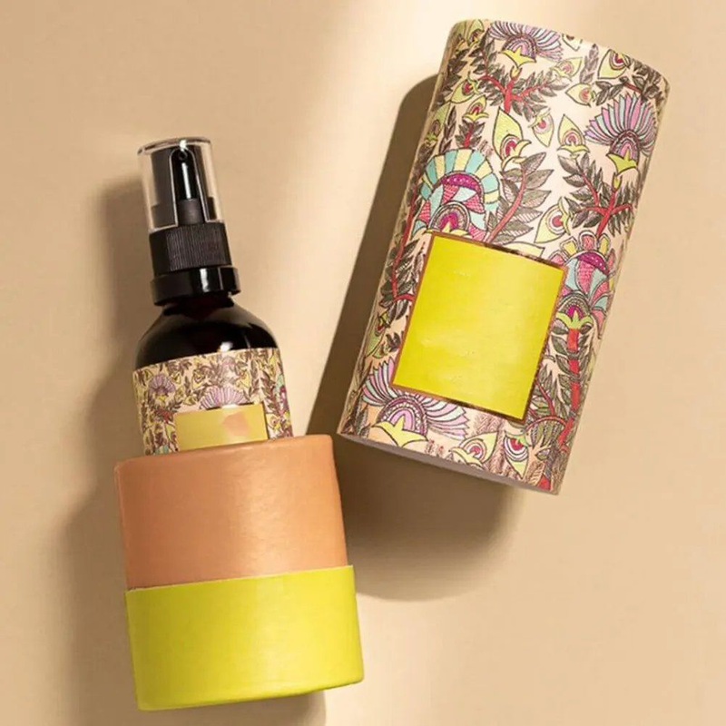 Custom Cylinder Perfume Packaging Tube with Digital Printing – Box Packaging and Packaging Tube price