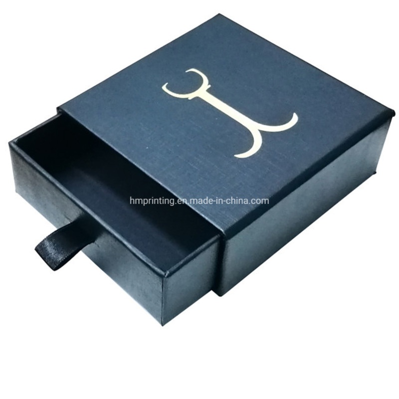 Custom Luxury Black Necklace Packaging Box Drawer Jewelry Cardboard Box with Logo – Necklace Packaging Box and Black Necklace Box price