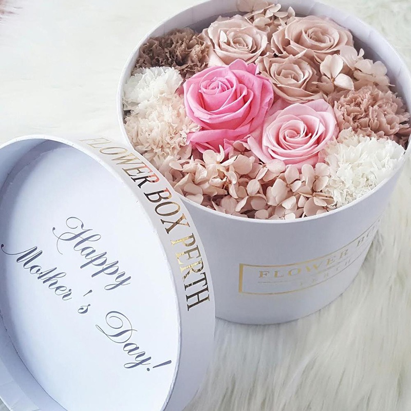 Custom Paper Gift Packaging Luxury Hat Round Flower Box for Gifts – Gift Box and Packaging Box price