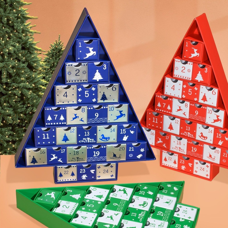 E-Commerce Custom 2024 Christmas Tree Calendar Blinding Box – Calendar Box and Paper Gift Box price