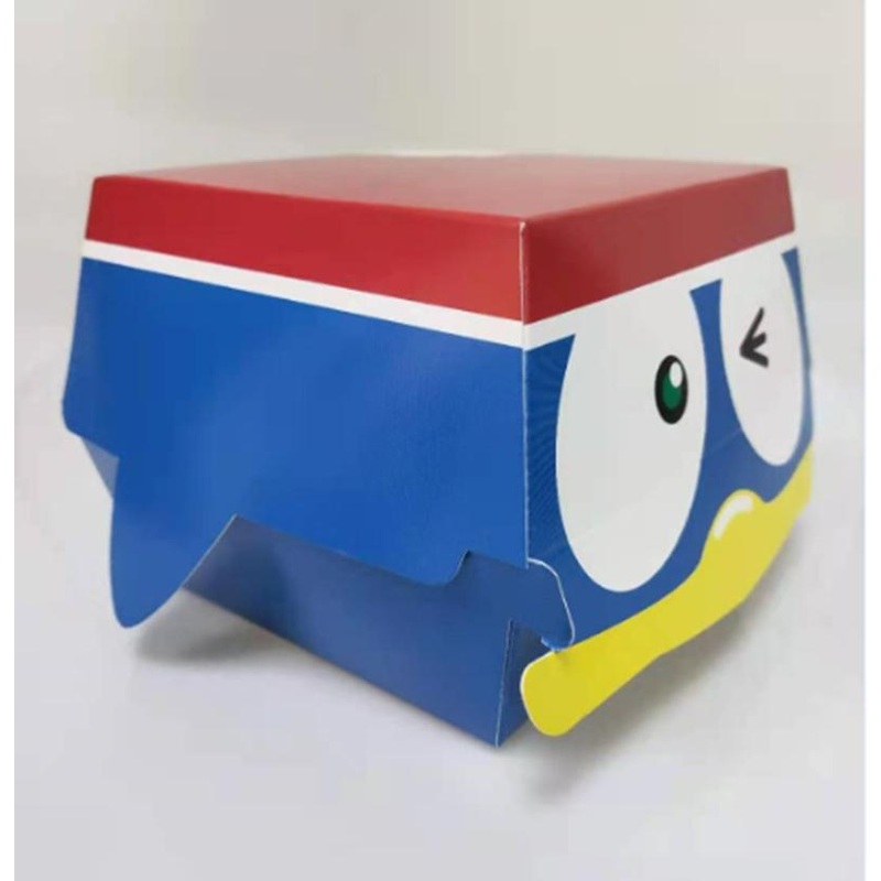 Four Color Printed Food Grade Custom Paper Burger Box – Paper Box and Cardboard Box price