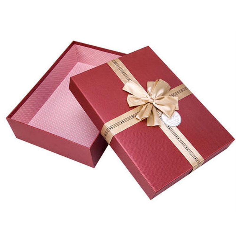 Gold Foil Stamping Rigid Cardboard Book Shape Paper Gift Box with Ribbon for Birthday – Foil Stamping Paper Box and Embossing Cardboard Box price
