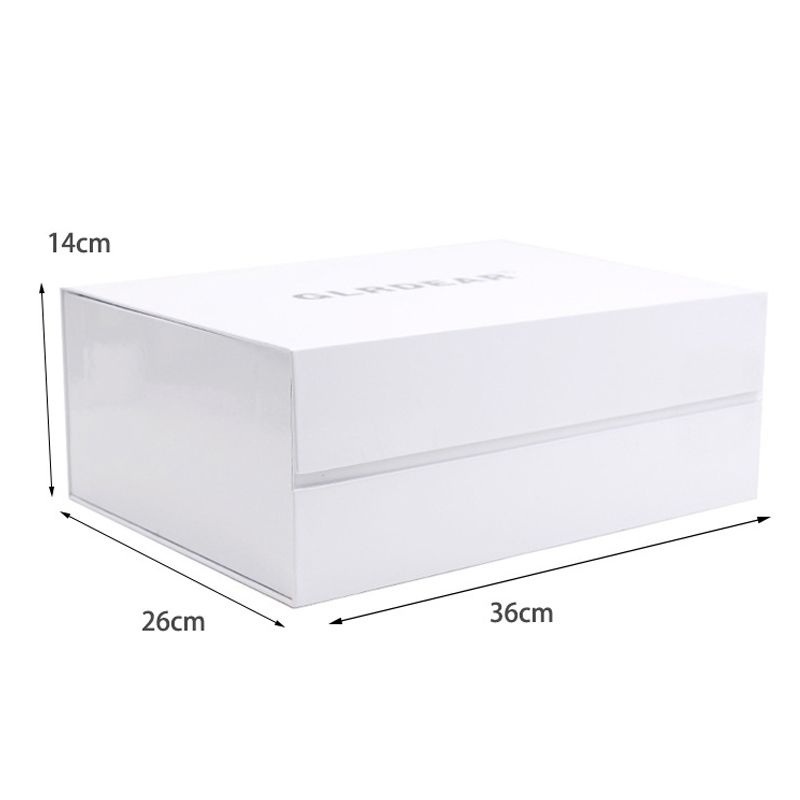Handmade Custom Shipping Boxes White Cardboard Package Clothes Gift Box with Magnet Closure Lid Storage Packaging Box – Magnetic Box and Magnetic Gift Box price