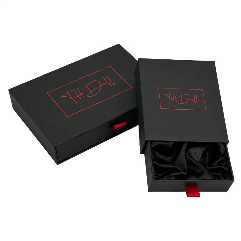 High-End Custom Clamshell Gift Box Drawer Jewelry Box Design with Printed Logo Paper Boxes Packaging for Socks Underwear – Custom Box and Pcakaging Box price