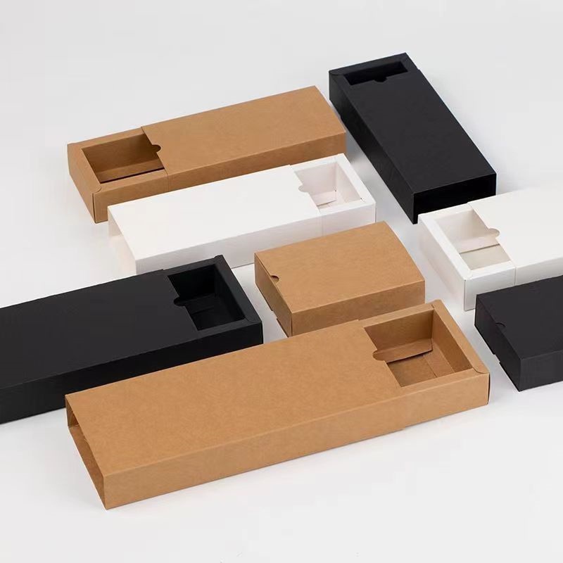 Kraft Paper Drawer Gift Packaging Box for Candy Craft Cosmetics on Festival Holiday Wedding Birthday – Box and Packaging price