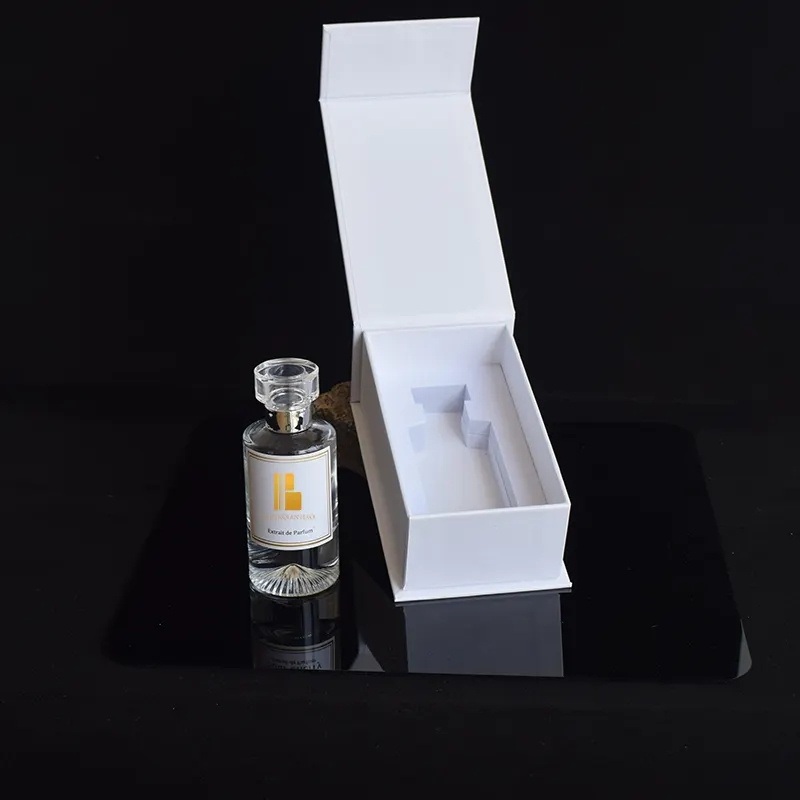 Luxury Book Shaped Rigid Cardboard Perfume Gift Box Custom Print Paper Flip Open Magnetic Gift Box – Box and Packaging price