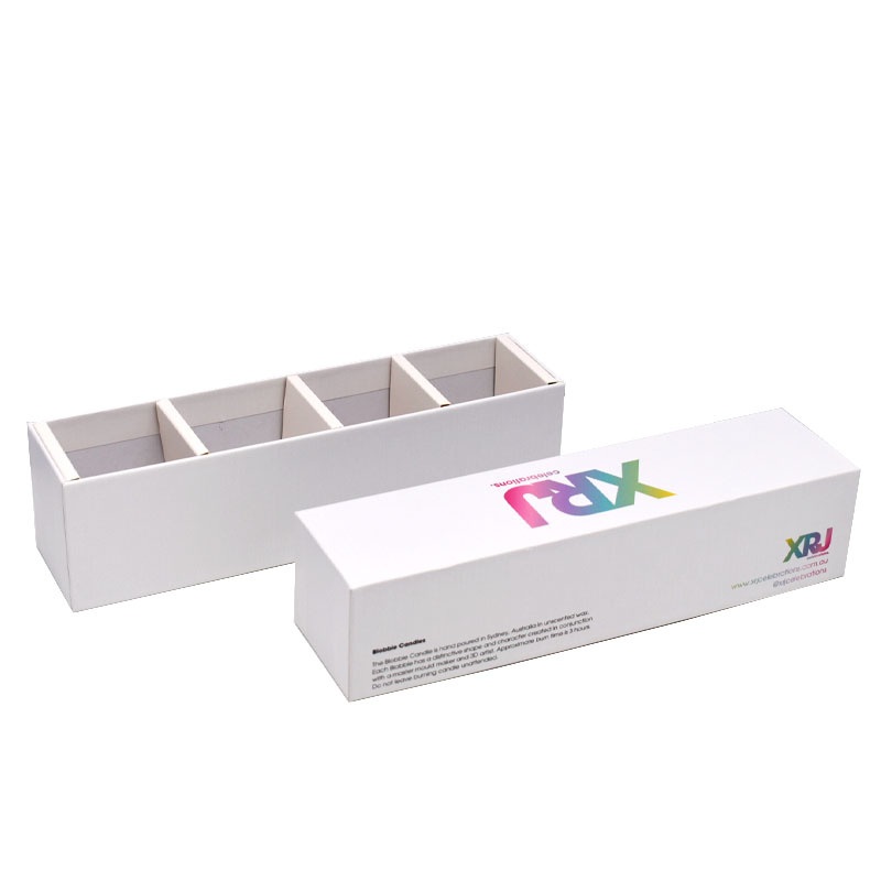 Luxury Gold Stamping Lid and Base Cardboard Candle Packaging with Divider Insert – Rigid Box for Candle and Packaging with Divider Insert price