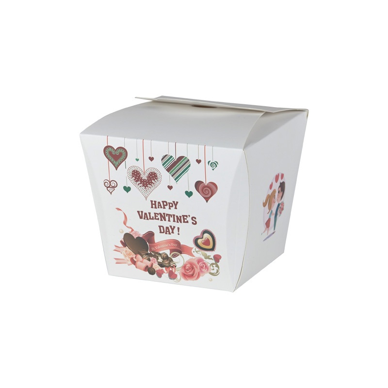 Novel Creative Design Gift Packaging Gift Whitecard Boxes Food Grade Chocolate Candy Candy Cake Bakery Box – China Wholesale and Gift Box price