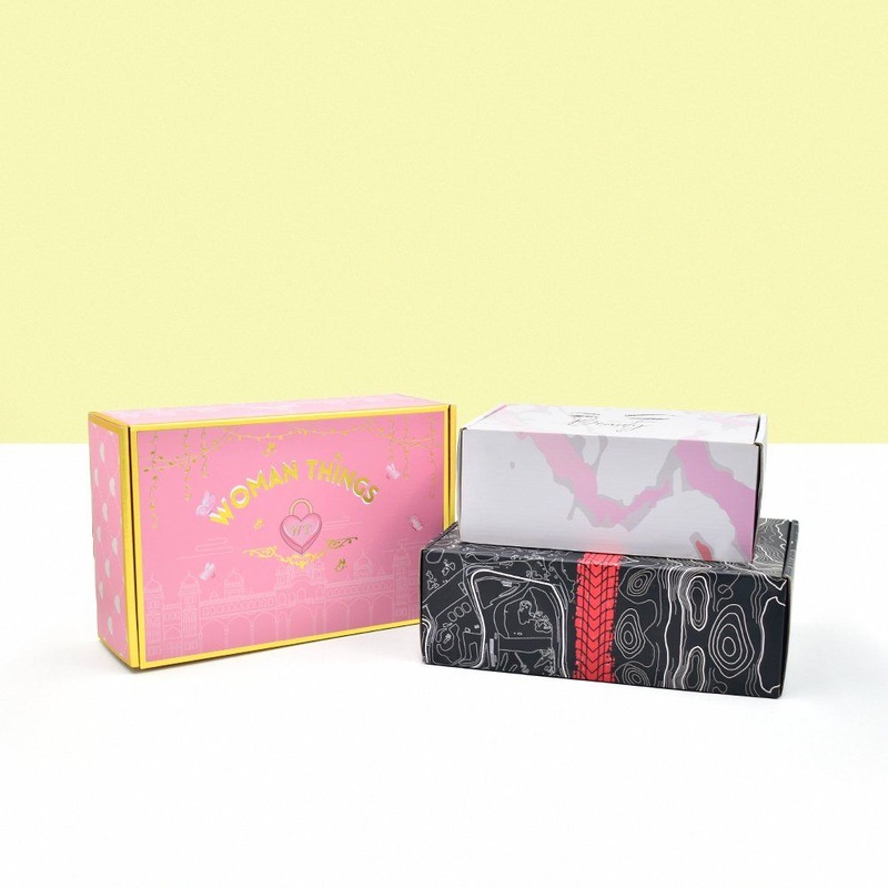 Pink Custom Logo Printed Luxury Gift Cardboard Kraft Craft Paper Mailing Shipping Box Corrugated Mailer Box – Shipping Box and Shipping Mailer Box price