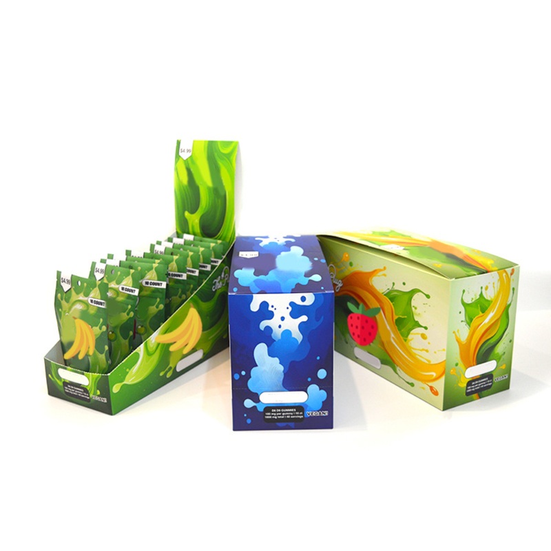 Snack Food Packing Bag in Box Paper Display Retail Boxes – Candy Display Box and Counter Display Box price