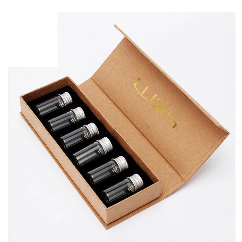 China Manufacturers Kraft Magnetic Paper Packaging Luxury Gift Box for Perfume Samples – 10ml Perfume Box and Perfume Box Printing price