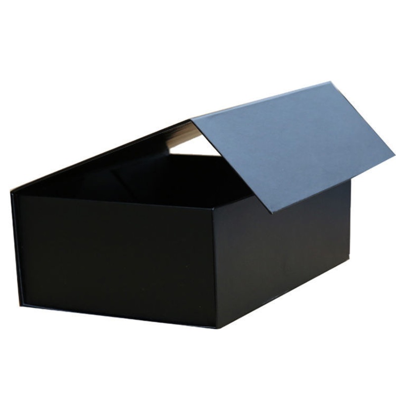 Custom Luxury Black Printed Rigid Folding Foldable Cardboard Packing Paper Packaging Gift Box with Magnetic for Wine/Clothing/ Apparel/ Shoes / Cosmetic / Gift – Paper Gift Box and Packing Box price
