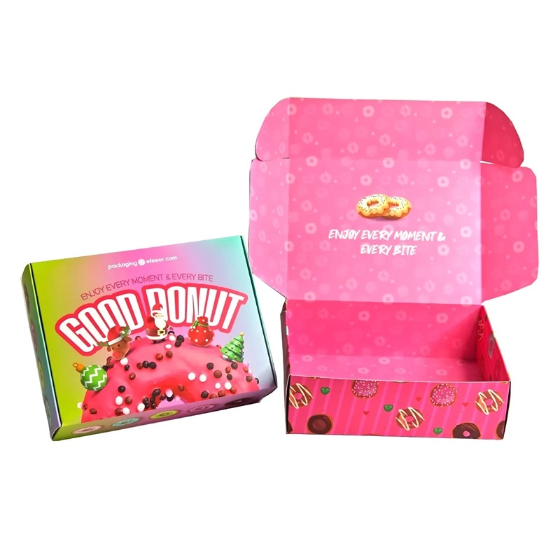 Custom Pink Matte Lamination Corrugated Paper Tuck Top Box Large Cardboard Box Packaging for Clothes – Packaging Box and Packaging Carton Box price