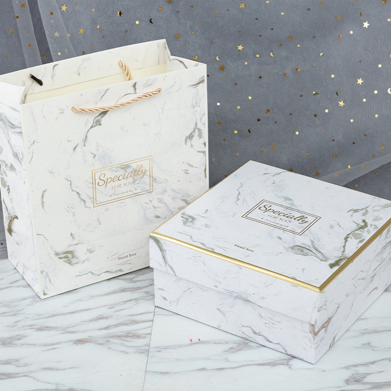 Custom Printed Portable Gift Box Square Paper Box Christmas Gift Box for Male and Female Friends Creative Snack Box – Paper Gift Box and Packing Box price