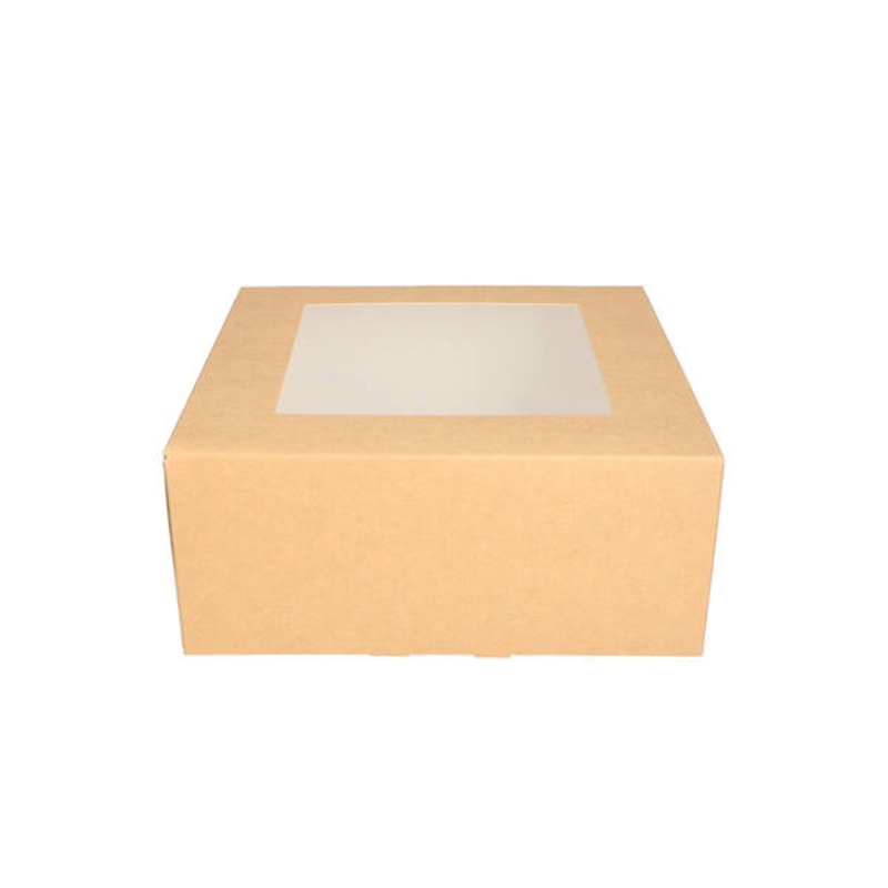 Kraft Gift Packaging Paper Box with Pet Window Cake Pastry Box – Wholesale Food Packaging and Food Packaging price