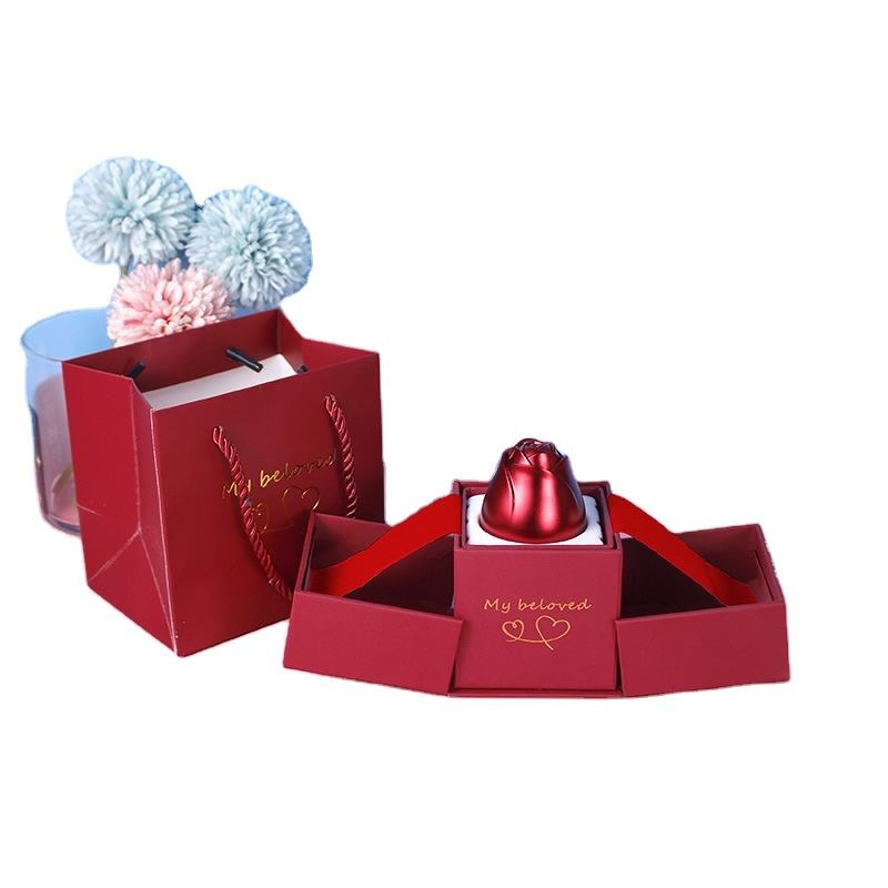 Lifting Flower Gift Box Luxury Bridesmaid Souvenirs Gift Box Packaging Jewelry Box – Cosmetics Gift Box and Wedding Gift Box price