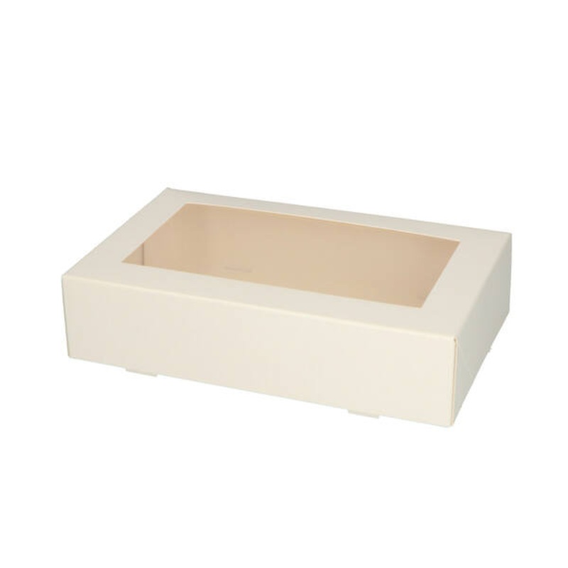 Rectangle Pastry Paper Box with Pet Window Cake Gift Packaging Box – Gift Packaging and Food Box price