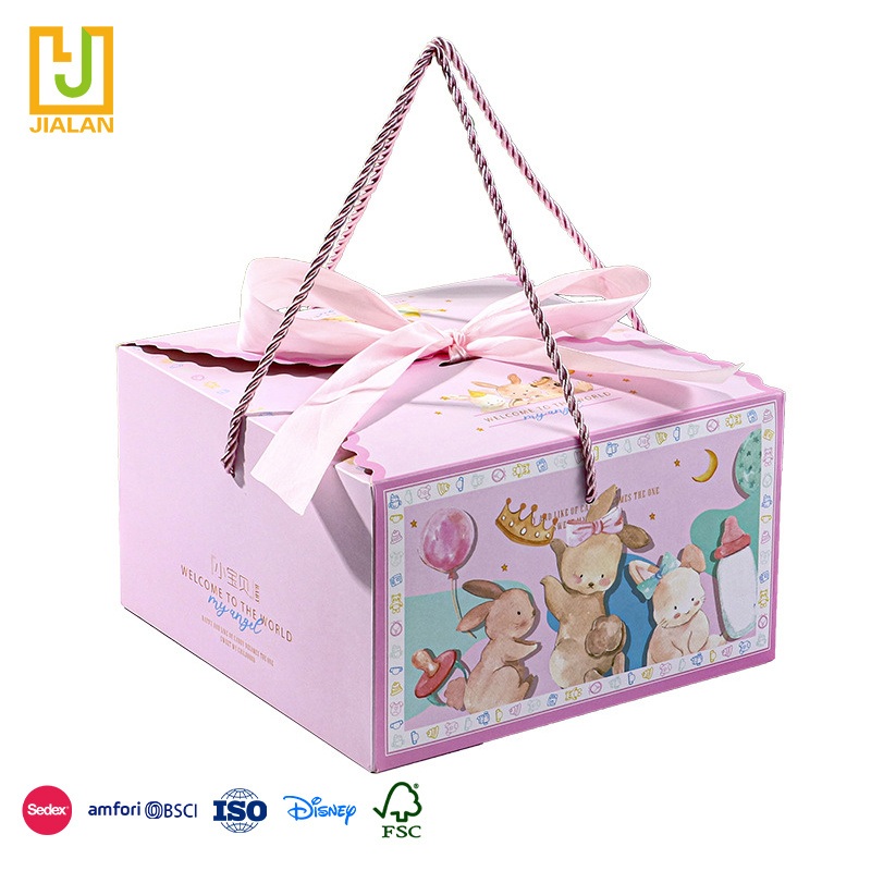 Wholesale Custom Luxury Baby Birthday Gift Cardboard Box with Ribbon – Paper Box and Packaging Box price