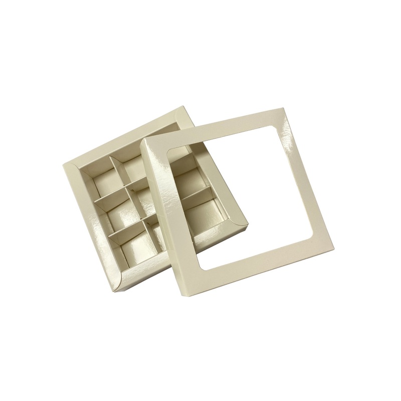 China Wholesale Mini Chocolate Packaging White Sweet Boxes Paper Gift Box with Separator for Chocolate Sweet Candy Assortment 9-Compartments Box Custom Box – China Wholesale and Food Container price