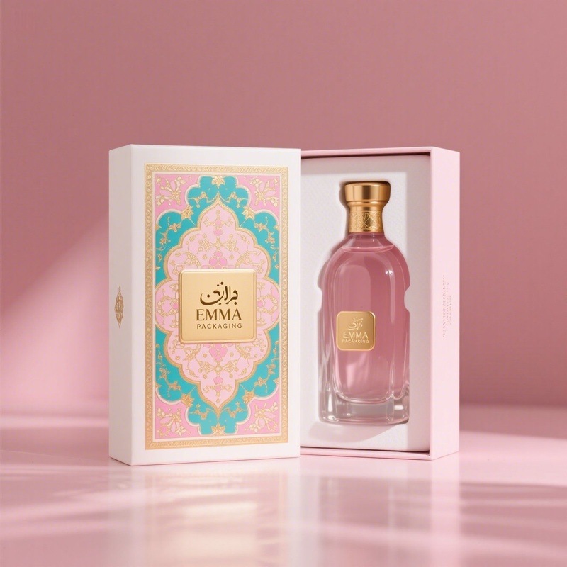 Custom 50ml Corruagated Paper Perfume Box with Inner Supplier – Arabic Perfume Box and 8ml Perfume Box price