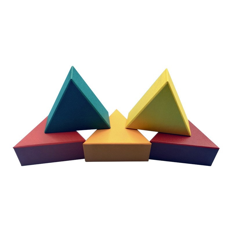 Custom Luxury Lid and Base Childrens Red Triangular Type Gift Box for Gifts Holiday Birthdays Christmas Paper Gift Box Packging – Lid and Base Box and Paper Gift Box price