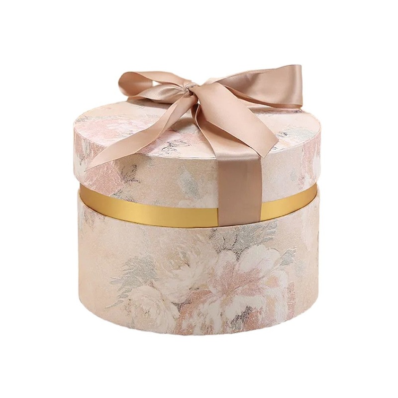 Customized Bow Round Hug Tube Gift Box, High-End Packaging Box – Round Box and Gift Box price