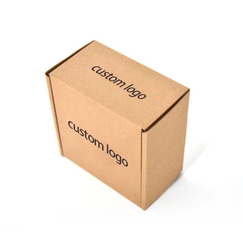 Eco Friendly Square Brown Kraft Paper Shipping Box Packaging Box – Kraft Paper Box and Kraft Shipping Box price