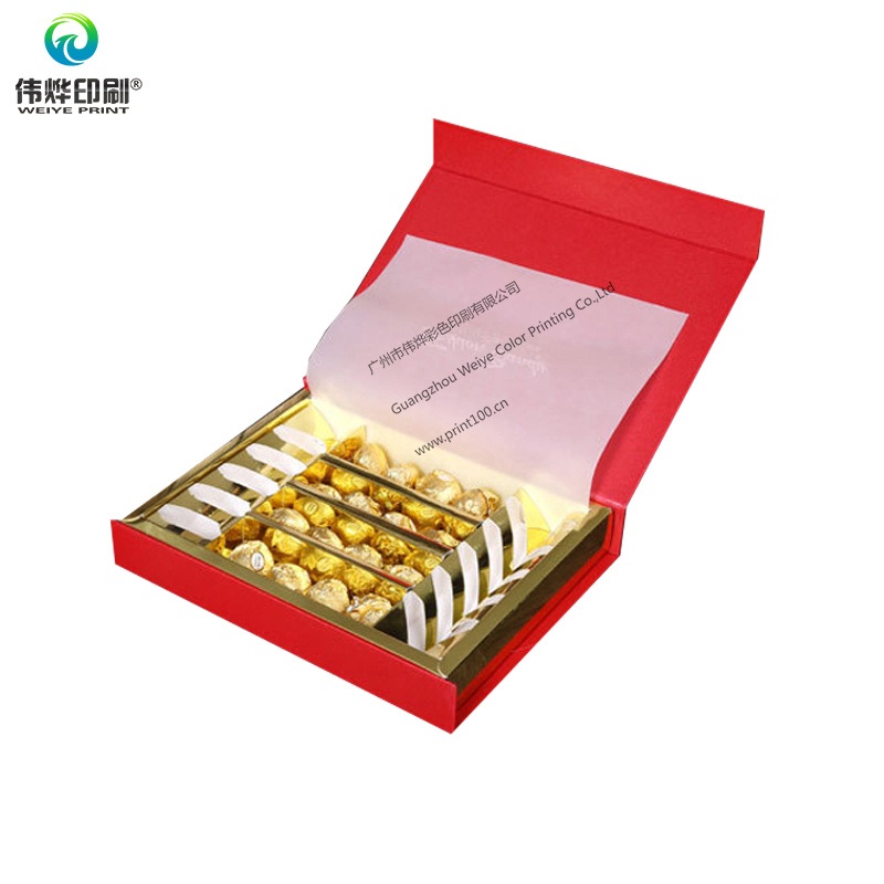 Hot Sale Custom Paper Chocolate Packaging Box with Divider Insert – Gift Box and Box price